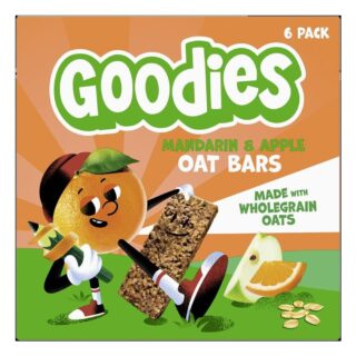 Goodies Kids Snack Mandarin & Apple Oat Bars Multipack 6x23g