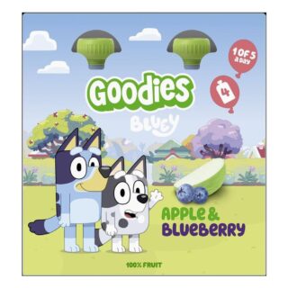 Goodies Bluey Kids Apple & Blueberry Pouch 4x100g