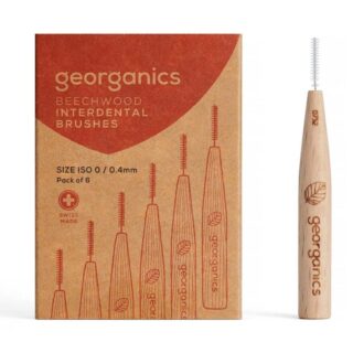 Georganics Beechwood Interdental Brush - 0.4mm