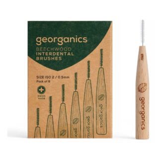 Georganics Beechwood Interdental Brush - 0.5mm