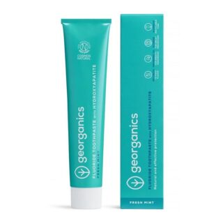 Georganics Toothpaste with Hydroxyapatite - Fresh Mint - with Fluoride