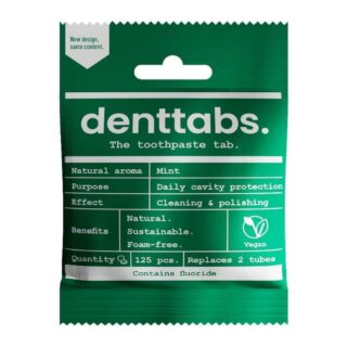 Georganics Denttabs Toothtablets Mint - with Fluoride