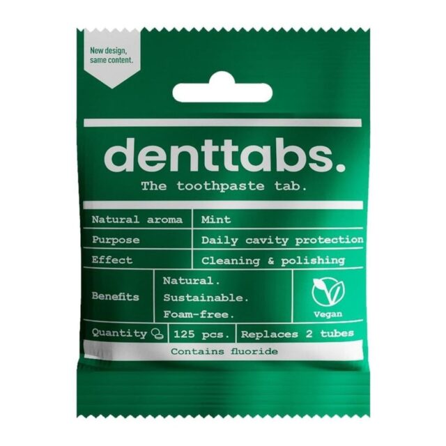 Georganics Denttabs Toothtablets Mint - with Fluoride