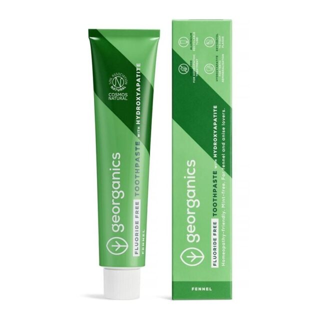 Georganics Fluoride Free Toothpaste with Hydroxyapatite - Fennel
