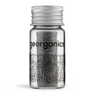 Georganics Dental Floss with Fluoride - Charcoal 50m