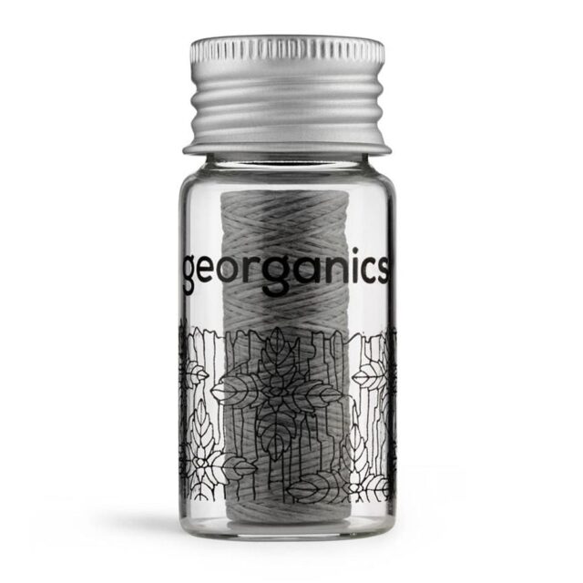 Georganics Dental Floss with Fluoride - Charcoal 50m