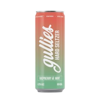 Gullies Hard Seltzer Raspberry & Mint 330ml | 4.2% ABV