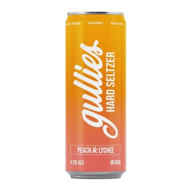 Gullies Hard Seltzer Peach & Lychee 330ml | 4.2% ABV