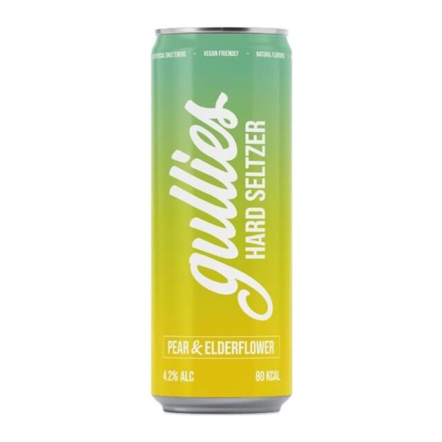 Gullies Hard Seltzer Pear & Elderflower 330ml | 4.2% ABV