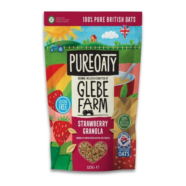 Glebe Farm Gluten Free PureOaty Strawberry Granola