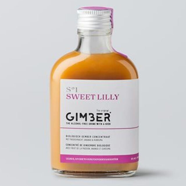 Gimber Organic No3 Sweet Lilly Tropical Ginger Alcohol Free Drink