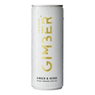 Gimber Organic Original No1 Ginger Sparkling Ready To Drink Can