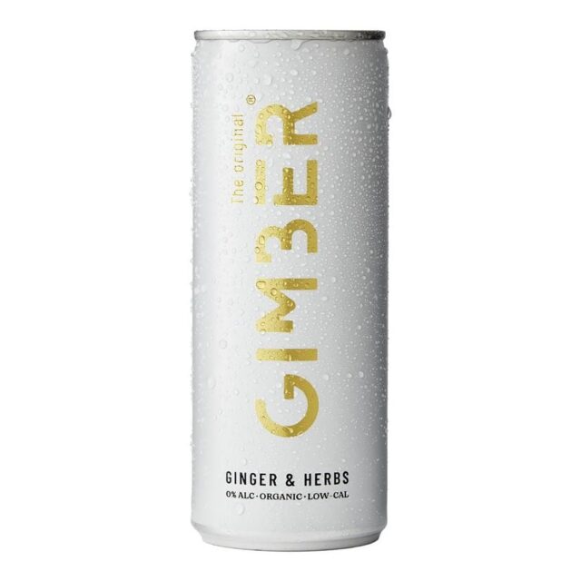 Gimber Organic Original No1 Ginger Sparkling Ready To Drink Can