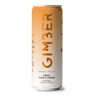 Gimber Organic Energy Ginger Sparkling Ready-To-Drink Can