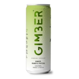 Gimber Organic Focus Ginger Sparkling Ready-To-Drink Can