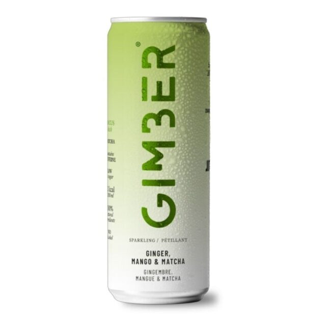Gimber Organic Focus Ginger Sparkling Ready-To-Drink Can