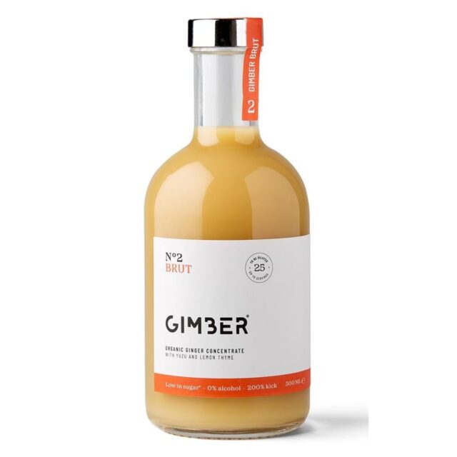 Gimber Organic No2 Brut Extra Strong Ginger Alcohol Free Drink