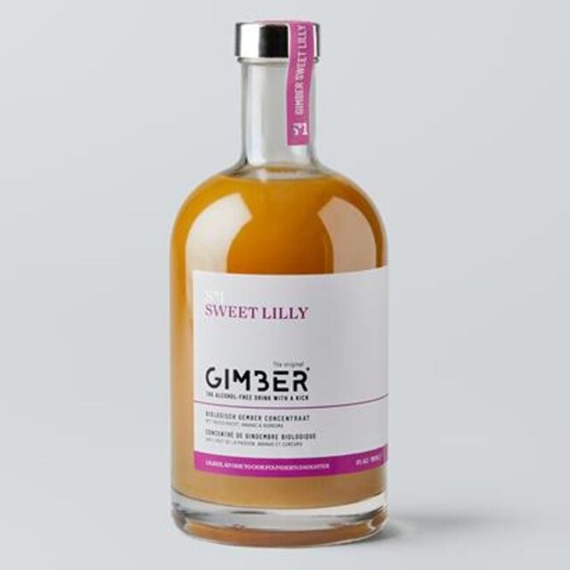Gimber Organic No3 Sweet Lilly Tropical Ginger Alcohol Free Drink