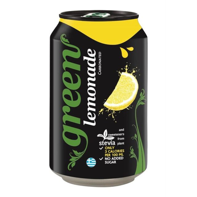 Green Cola Green Lemonade Can
