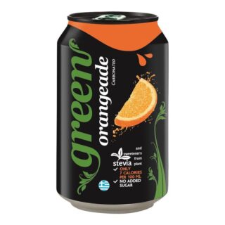 Green Cola Green Orangeade Can