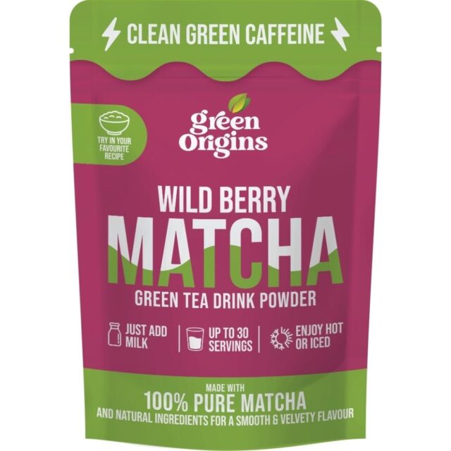 Green Origins Wild Berry Matcha Powder