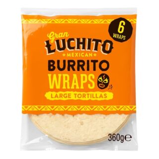 Gran Luchito Soft Burrito Shell Tortilla Wraps