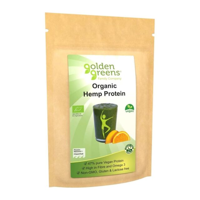 Golden Greens Organic Hemp Protein Powder