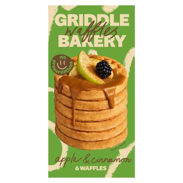 Griddle Apple & Cinnamon Wholegrain Toaster Waffles