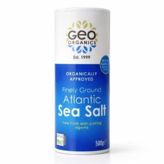 Geo Organics Organically Approved Atlantic Sea Salt Shaker