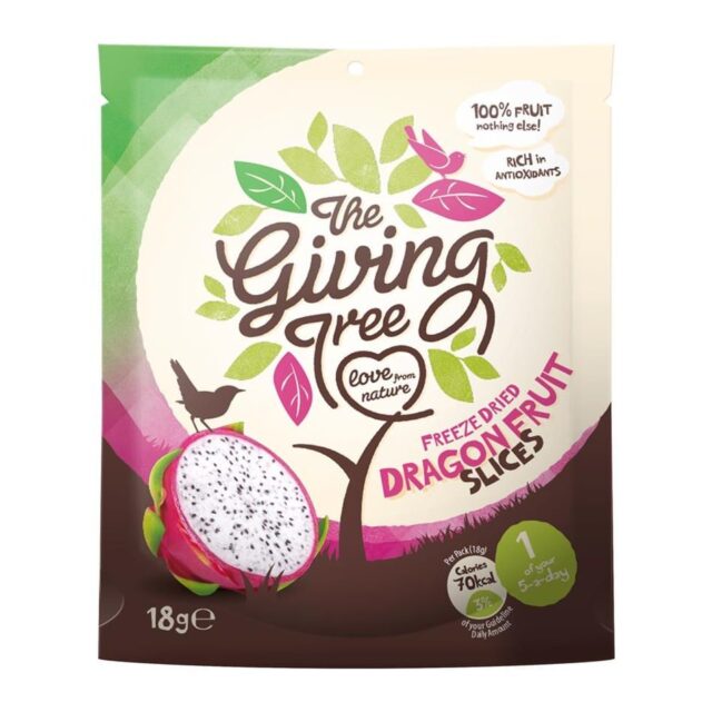 Giving Tree Ventures Freeze Dried Dragon Fruit Crisps
