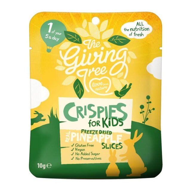 Giving Tree Ventures Freeze Dried Crispies for Kids Pineapple