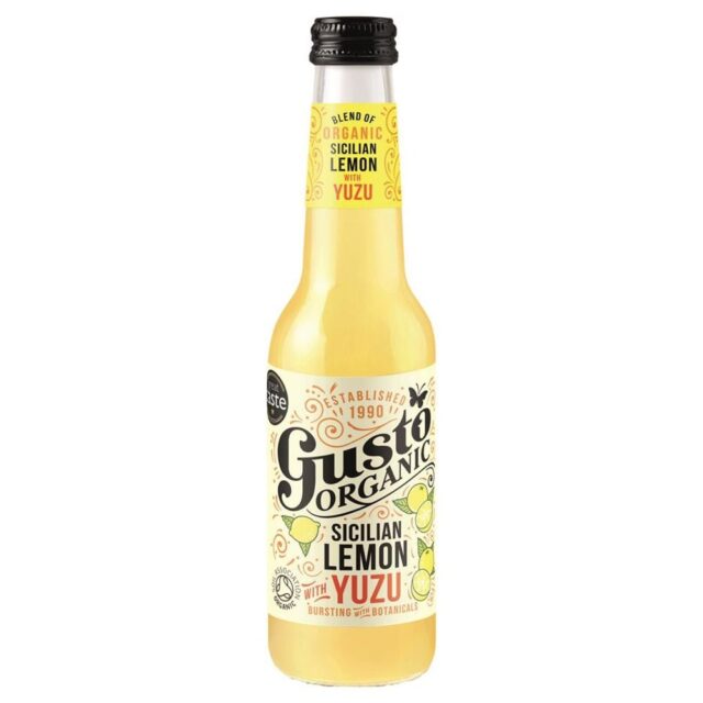 Gusto Organic Sparkling Sicilian Lemon with Yuzu