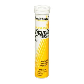 HealthAid Vitamin C 1000mg Effervescent (Lemon Flavour)