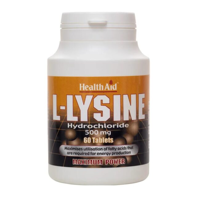HealthAid L-Lysine HCl 500mg