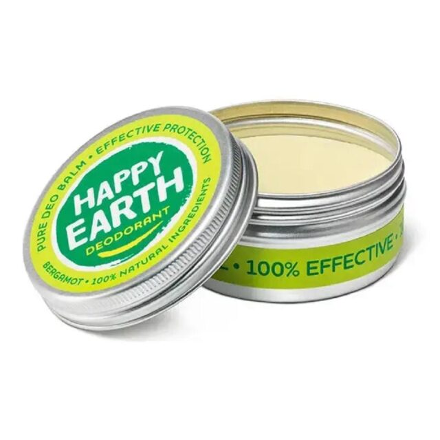 Happy Earth Natural Deodorant Balm Bergamot