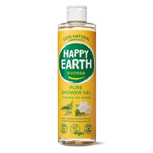 Happy Earth Natural Shower Gel Jasmine Ho Wood