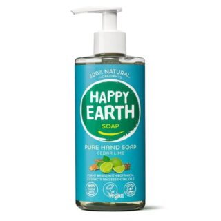 Happy Earth Natural Hand Soap Cedar Lime