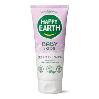 Happy Earth Cream Oil Wash Gel for Baby & Kids