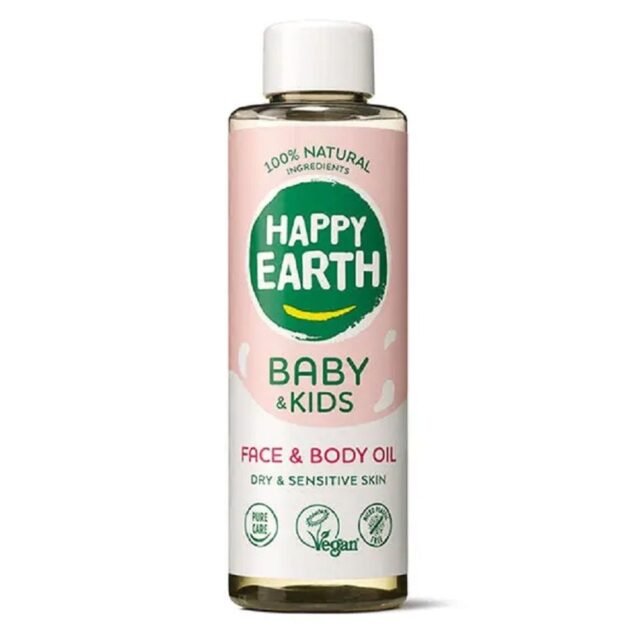 Happy Earth Face & Body Oil for Baby & Kids