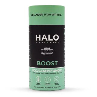 Halo Health and Beauty BOOST Daily Energy, Focus and Immune Support