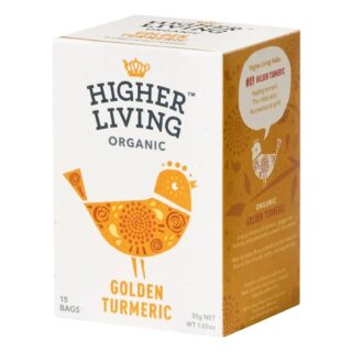 Higher Living Golden Turmeric Organic Herbal Infusion