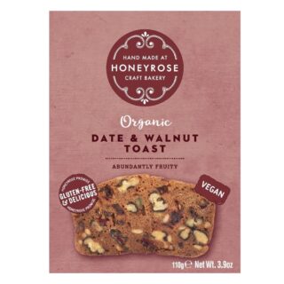 Honeyrose Bakery Organic Gluten Free Date & Walnut Toast