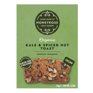 Honeyrose Bakery Organic Gluten Free Kale & Spiced Nut Toast