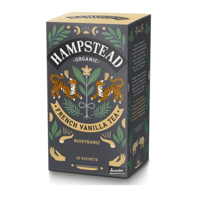 Hampstead Tea Organic Biodynamic French Vanilla Tea Bags 2g (40g)