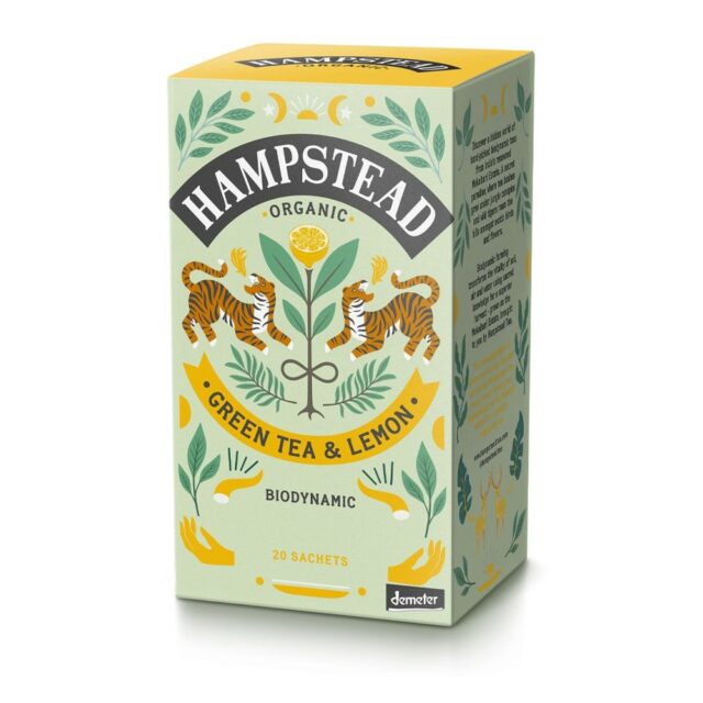 Hampstead Tea Organic Biodynamic Lemon Green Tea