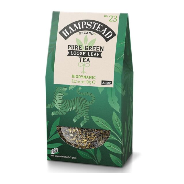 Hampstead Tea Organic Demeter Green Leaf Tea Loose