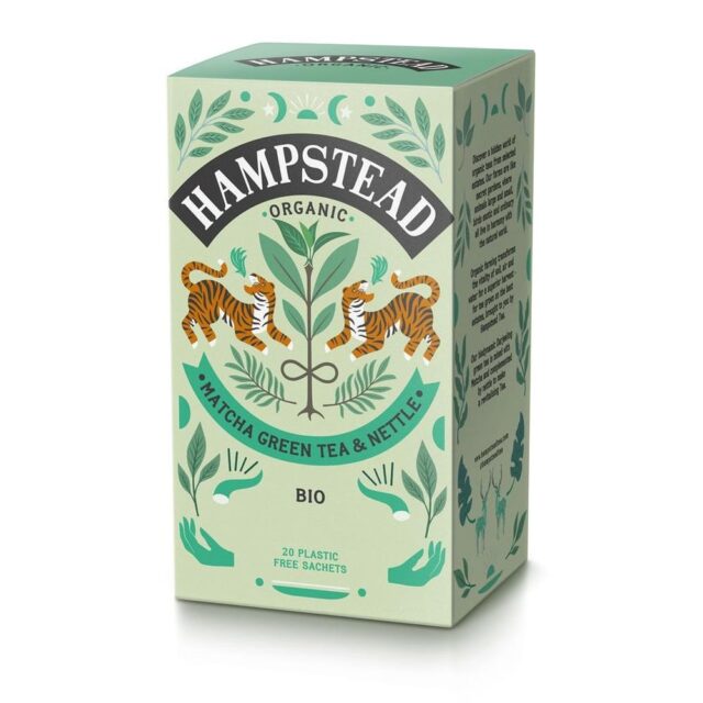 Hampstead Tea Organic Matcha Green Tea with Nettle