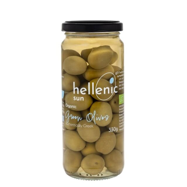 Hellenic Sun Organic Green Olives