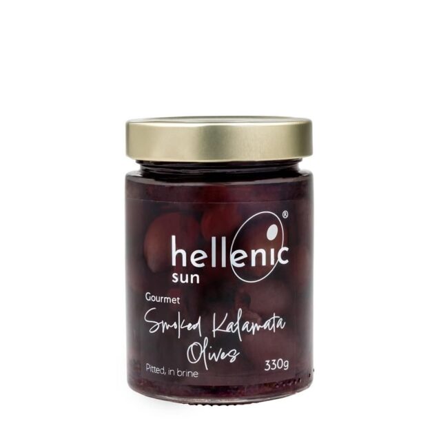Hellenic Sun Smoked Pitted Kalamata Olives