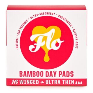 Here We Flo Bamboo Day Pad Pack (16 Pads)